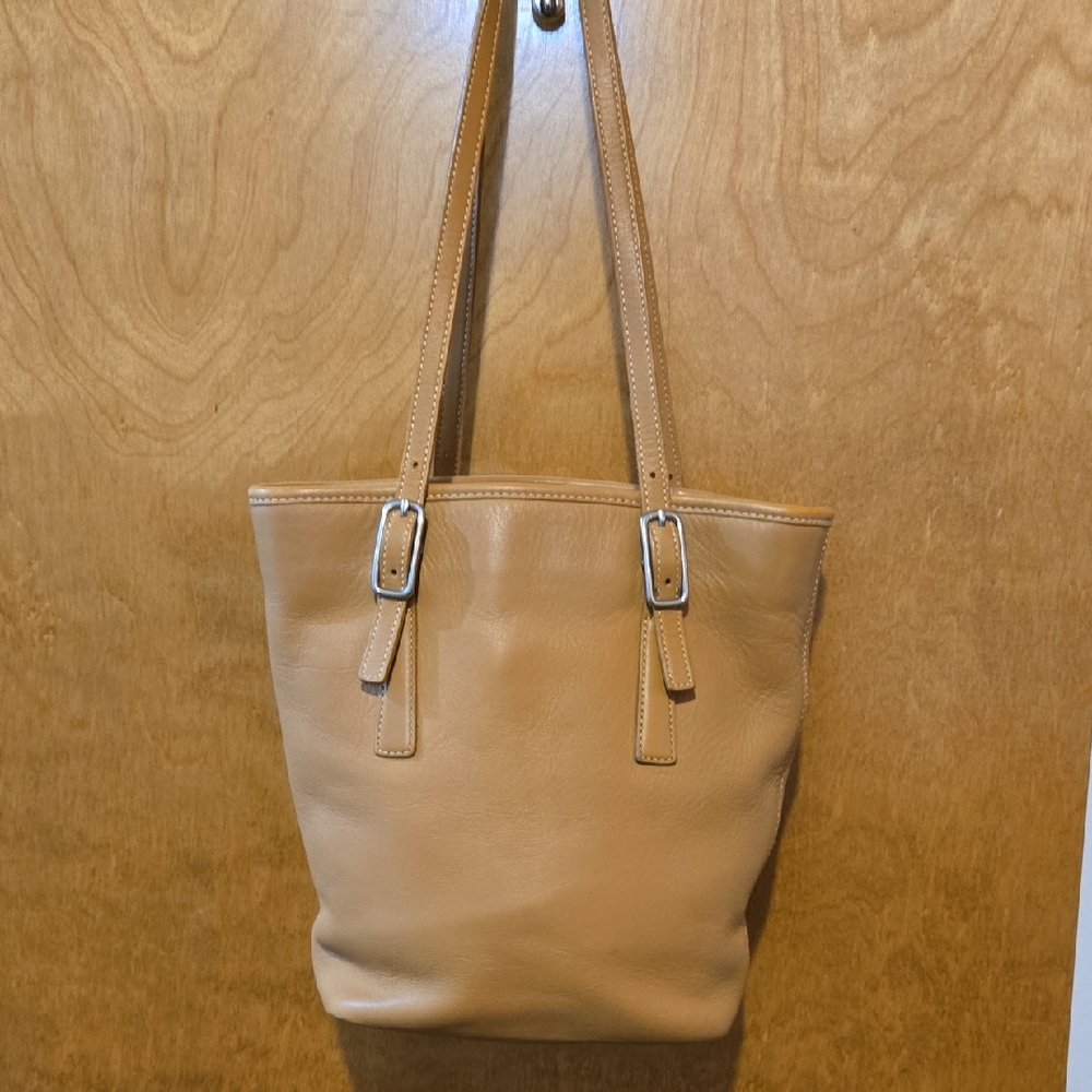 Coach Y2K Tan Leather Bag